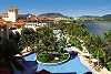 Golden Palm Resort, pool and lake view